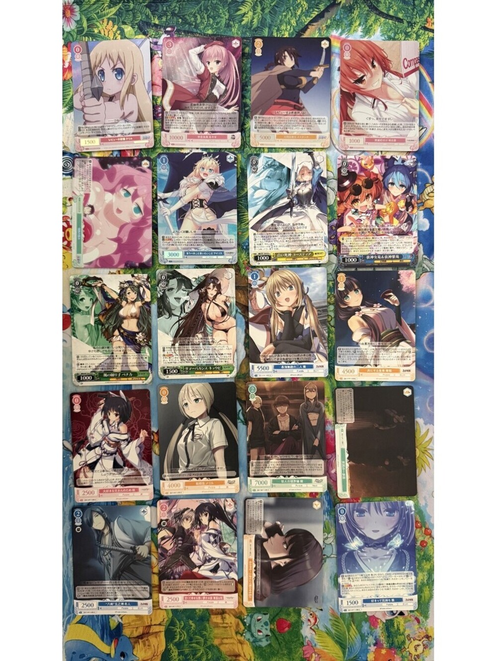 Weiss Schwarz 20 Card Lot Mixed Anime TCG RAW D5